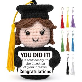 Graduation Gifts for Her Daughter Girlfriend Female Classmate, Crochet Mini Inspirational College High School Grad Gift from Parents, 2026 Graduate Gift for Women Fiends- You Did It in Kuwait