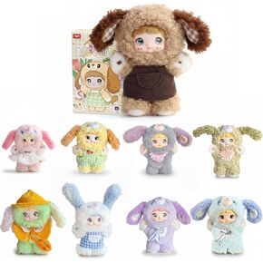 صندوق Nommi Blind Box، أشكال صندوق أعمى من القطيفة اللطيفة من الفينيل، سلسلة Nommi Puppy Diary قطيفة، صندوق غامض على شكل شخصية Kawaii قابل للتجميع للهدايا، صندوق واحد (1 من 9 أنماط محتملة) in Kuwait
