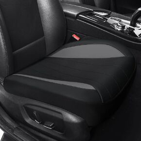 Car Seat Covers Full Set, Leather Car Seat Cushion, Breathable Materials, Suitable for Most Car SUV/Truck/Sedan/Automotive (Black, Single-Piece) in Saudi Arabia