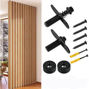 Metal Hood Pins with Spring Clips Racing Style Universal Fit for Revolving Door (2, Black) in Kuwait