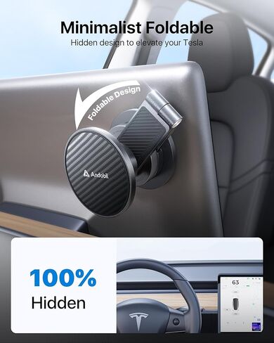 andobil [2024 Upgraded] for Magsafe Car Mount [Never Blocking, 360° Rotation] Stable Phone Mount for Car Vent, Universal Cell Phone Holder Car for iPhone 15 14 13 Pro Max Samsung S24 S23 Ultra & All in Kuwait