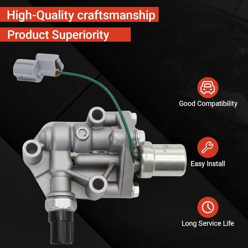 صمام بكرة الملف اللولبي VTEC 15810PLRA01 متوافق مع Honda Civic 1.7L 2001 2002 2003 2004 2005 يستبدل 15810PLRA01 916707 in Saudi Arabia