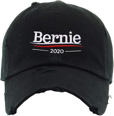 Bernie Sanders 2020 Dad Vintage Baseball Cap Embroidered Cotton Adjustable Distressed Dad Hat in Saudi Arabia