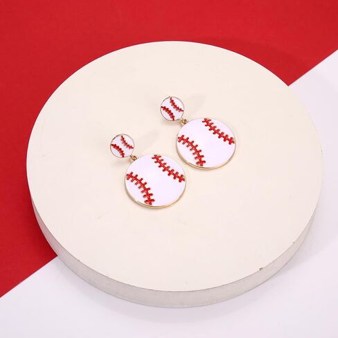 mokkia لعبة يوم البيسبول كرة السلة كرة القدم عصابات للنساء تكويم هيشي أساور الصداقة تتدلى الأقراط الرياضية أمي لعبة يوم ملابس مجوهرات اكسسوارات الهدايا (نمط أ) in Kuwait