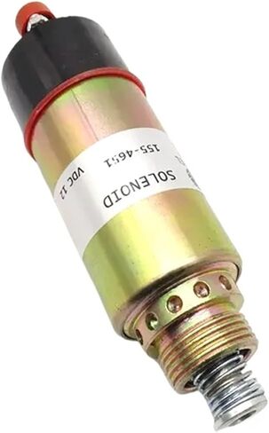 1 قطعة قطع غيار حفارة الملف اللولبي صمام 12V 1554651 8C3664 ل 3116 3126 محركات منع تسرب الوقود وقف الملف اللولبي 8C-3664 155-4651 (عالية) in Kuwait