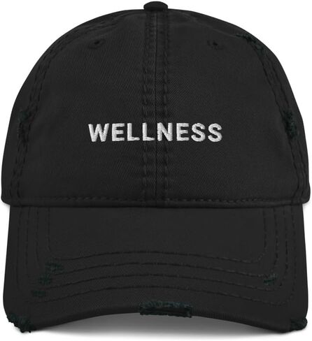 قبعة العافية المتعثرة - قبعة بيسبول قطنية عتيقة لليقظة والعناية الذاتية والأسلوب اليومي in Kuwait