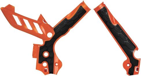 Acerbis X-Grip Frame Guards Orange/Black for KTM 300 XC 2013-2016 in Kuwait