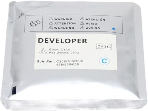Developer Material DV313 Compatible with C258 C308 C368 C458 C558 C658 Series Printers for CMYK Use(Black) in Saudi Arabia