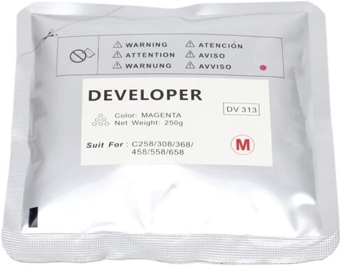 Developer Material DV313 Compatible with C258 C308 C368 C458 C558 C658 Series Printers for CMYK Use(Black) in Saudi Arabia