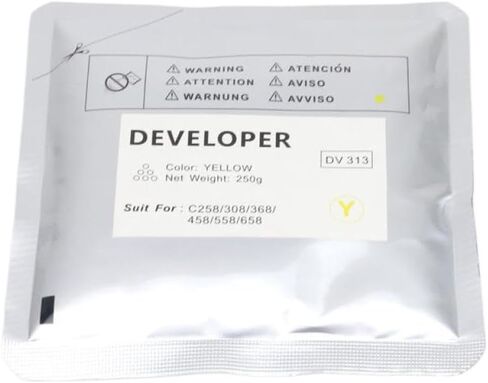 Developer Material DV313 Compatible with C258 C308 C368 C458 C558 C658 Series Printers for CMYK Use(Black) in Saudi Arabia