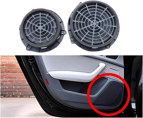 Compatible with Audi A6 C7 2012 2013 2014 2015 2016-2018 Car Front Rear Door Speaker Tweeter Middle Bass Horn Trumpet 4G1035411 4G2035415(Rear Door) in Kuwait