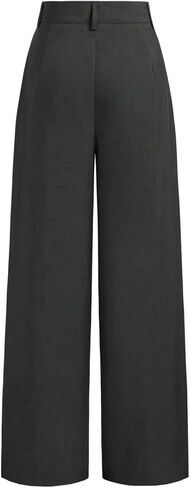 GORGLITTER Women's Pleated Wide Leg Pants Work Dress Pants Business Casual Slacks Trousers Fall Outfit in Saudi Arabia
