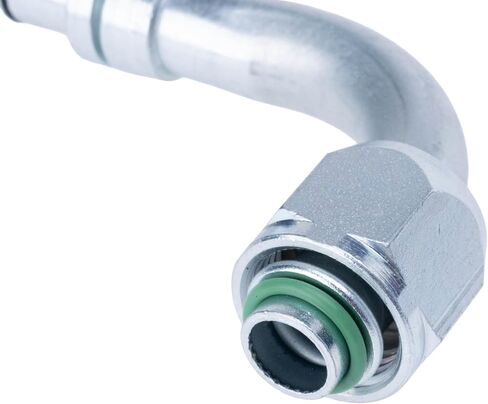 40-64075-52 FlexCLIK #8 A/C Fitting (90° Female O-Ring) | No-Crimp Field Repair Kit | Fits Transit Bus & Coach HVAC | Replaces Blown Hose Ends in Saudi Arabia