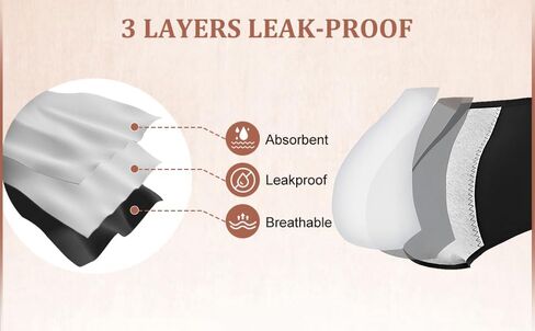 ملابس داخلية نسائية من RUNYA ملابس داخلية نسائية قطنية عالية الخصر ناعمة بتغطية كاملة 5 أسود (2X-Large) in Kuwait