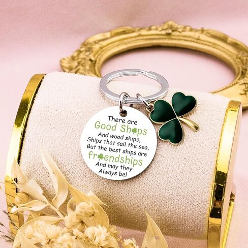 Irish Gifts For Women Men Keychain St Patricks Day Decorations Shamrock Keyring For Friends Family Coworkers For Christmas Irish Themed Birthday Gifts Inspirational St Patricks Day Jewelry in Saudi Arabia