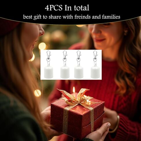 【عبوة من 4 قطع】حامل غطاء مرطب الشفاه مع سلسلة مفاتيح، غطاء بديل محمول متوافق مع مرطب الشفاه الأصلي بوزن 0.15 أونصة، تصميم مانع للتسرب، لا تفقد ملمع الشفاه مرة أخرى in Kuwait