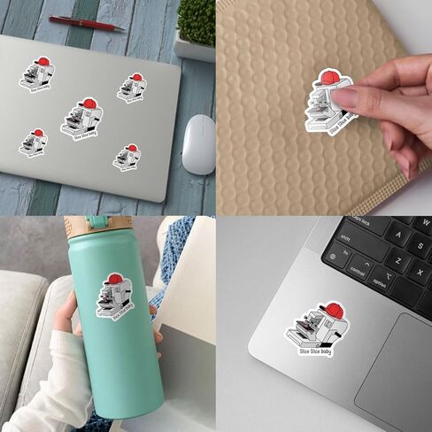 3 Pcs Slice Baby Histology Stickers – Funny Science Quote Decals for Lab Enthusiasts, Histology Students – Gifts for People Who Love Science – for Laptop, Water Bottle, Tumbler – 3"x3" in Saudi Arabia