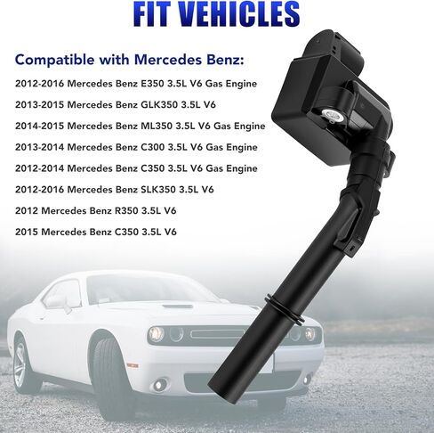 Set of 6 Ignition Coil Packs Fits for Mercedes Benz E350 GLK350 ML350 C300 C350 SLK350 R350 2012 2013 2014 2015 2016 3.5 V6 Coils Replaces# UF741 2761500080 in Saudi Arabia