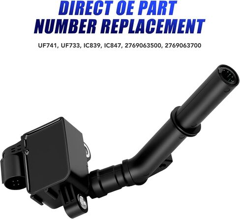 Set of 6 Ignition Coil Packs Fits for Mercedes Benz E350 GLK350 ML350 C300 C350 SLK350 R350 2012 2013 2014 2015 2016 3.5 V6 Coils Replaces# UF741 2761500080 in Saudi Arabia