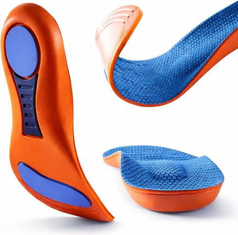 220+ lbs Heavy-Duty Orthotic Insoles for Men & Women – Arch Support, Flat Feet & Overpronation Comfort, Shock-Absorbing Cushion Inserts for Work Boots (Men 8.5-9 | Women 10.5-11-(270-275mm)) in Saudi Arabia