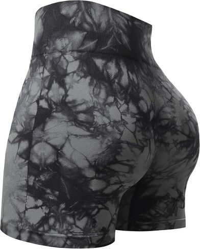 شورت نسائي عالي الخصر للتمرين واليوجا والجيم والتمارين الرياضية والجري in Kuwait