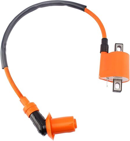Ignition Coil Compatible with ATC110 ATC125M ATC185 ATC185S ATC200 ATC200E ATC200ES ATC200M ATC200S ATC250 ATC250R FL250 NH80MD NU50 NU50M NX50M XL200R XL250R XL500R XR200R XR250R XR500R 1985 in Saudi Arabia