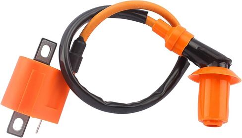 Ignition Coil Compatible with ATC110 ATC125M ATC185 ATC185S ATC200 ATC200E ATC200ES ATC200M ATC200S ATC250 ATC250R FL250 NH80MD NU50 NU50M NX50M XL200R XL250R XL500R XR200R XR250R XR500R 1985 in Saudi Arabia