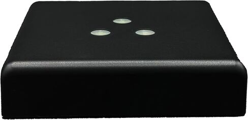 قاعدة إضاءة LED CAPTUR3D، قاعدة إضاءة مربعة للعرض الكريستالي، قاعدة مضاءة لفن الزجاج، مناسبة للأعمال الفنية الكريستالية الزجاجية، حامل عرض مع كابل USB، مناسبة، ديكور للعطلات in Kuwait