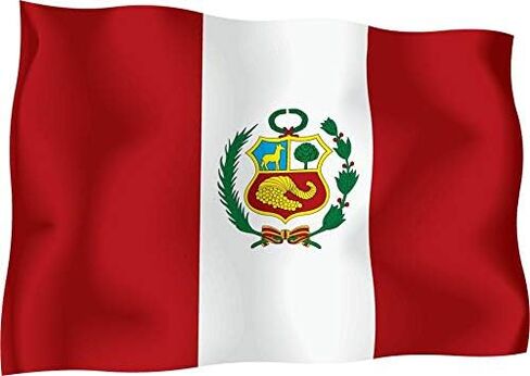 Peru Flag Sticker for Scrapbooking Waterproof Vinyl Stickers for Water Bottle, Laptop & Phone Case 50 Pack in Saudi Arabia