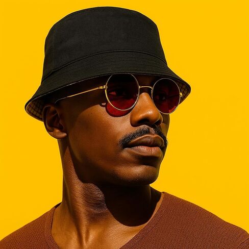 مجموعة أزياء هيب هوب التسعينيات من القرن الماضي، مجموعة كاملة من معدات مغني الراب للرجال وقبعة كبيرة الحجم، وقلادة سلسلة، ونظارات والمزيد من الأشياء اللامعة المثالية للحفلات in Kuwait