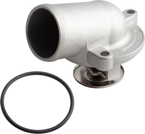 BOXI 902-5175 Engine Coolant Thermostat Housing Assembly Fits for Mercedes-Benz C230 2002 Kompressor Coupe 2-Door L4 2.3L / Replaces ‎944189 1112001715 in Saudi Arabia