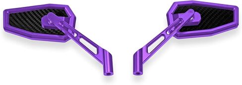Carbon Fiber Performance Style Motorcycle Mirrors, Universal Rear View Mirrors Compatible with Harley Sportster Road King Street Electra Glide Road Glide Dyna Softail Indian in Saudi Arabia