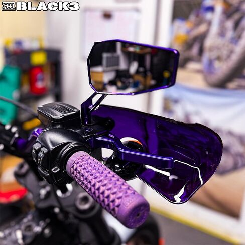 Carbon Fiber Performance Style Motorcycle Mirrors, Universal Rear View Mirrors Compatible with Harley Sportster Road King Street Electra Glide Road Glide Dyna Softail Indian in Saudi Arabia