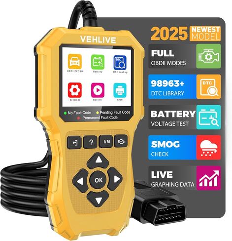 ماسح ضوئي للدراجات النارية، قارئ رمز خطأ الدراجة النارية مع اختبار الجهد الكهربي، ماسح ضوئي OBD2 للدراجات النارية مع اختبار سريع، أداة تشخيص الدراجة النارية لـ Yamaha/Honda/Kawasaki/BMW/Generation/KYMCO/SYM/Suzuki إلخ in Kuwait