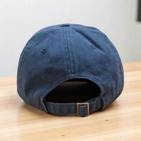 Ford Large Script Dad Hat - Navy Heavy Twill Baseball Cap with Buckle - Officially Licensed Ford Merchandise in Saudi Arabia