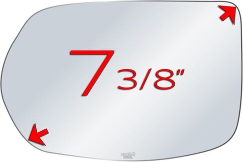 Driver Side Mirror Glass Replacement For 2007 2008 2009 2010 2011 Honda CRV CR-V Drivers Left Door Flat Mirrors Adhesives exactafit 8932L in Saudi Arabia