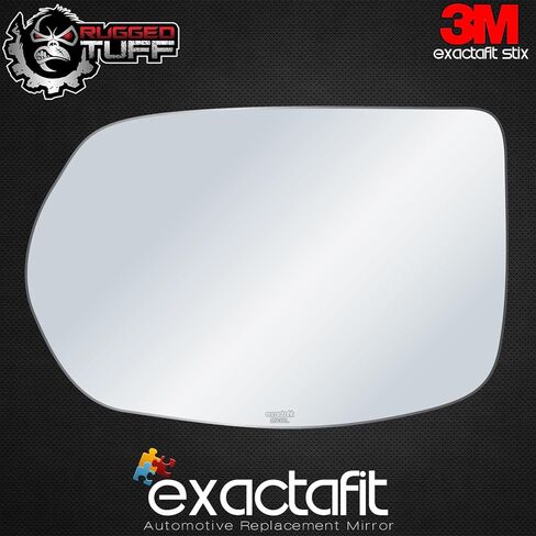 Driver Side Mirror Glass Replacement For 2007 2008 2009 2010 2011 Honda CRV CR-V Drivers Left Door Flat Mirrors Adhesives exactafit 8932L in Saudi Arabia
