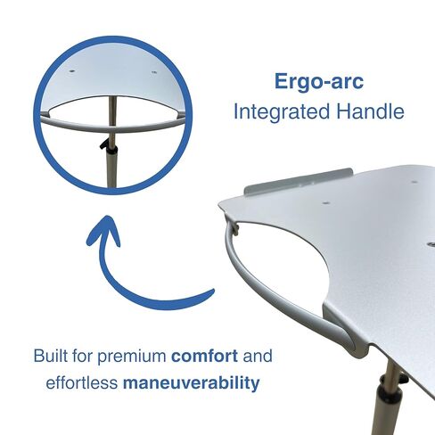 عربة الموجات فوق الصوتية المتنقلة ذات الارتفاع القابل للتعديل مع حاملات المسبار وسلة سلكية وعجلات قابلة للقفل - عربة المرافق الطبية لأجهزة الموجات فوق الصوتية على طراز الكمبيوتر المحمول in Kuwait