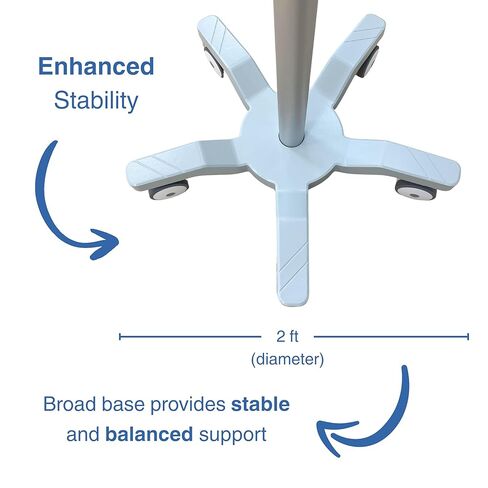 عربة الموجات فوق الصوتية المتنقلة ذات الارتفاع القابل للتعديل مع حاملات المسبار وسلة سلكية وعجلات قابلة للقفل - عربة المرافق الطبية لأجهزة الموجات فوق الصوتية على طراز الكمبيوتر المحمول in Kuwait