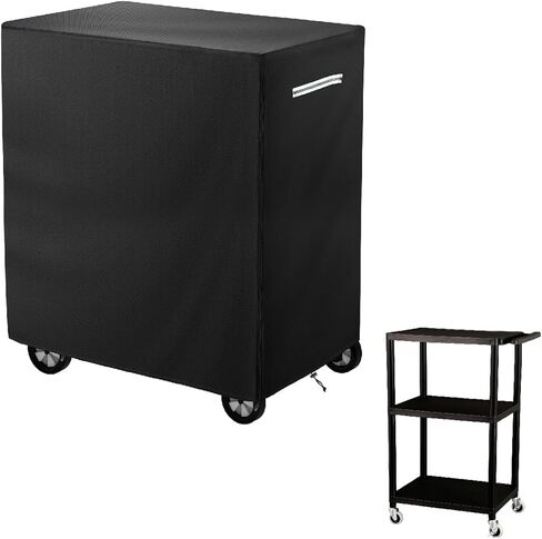 غطاء عربة الهاتف المحمول المقاوم للماء، غطاء عربة الأدوات المحمولة الواقي من الغبار 3 أرفف - 28 بوصة × 18 بوصة × 40 بوصة in Kuwait