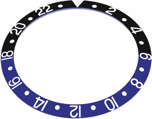 Ewatchparts Batman Bezel Insert Compatible With Rolex GMT II 16700,16710,16713,16718, 16760 Black/Blue in Saudi Arabia