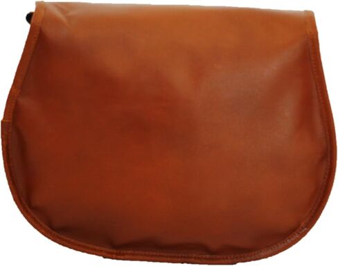 حقائب كروس جلدية مقاس 13 بوصة للنساء بتصميم عتيق ومحفظة كتف للسيدات مصنوعة يدويًا باللون البني للسفر in Kuwait