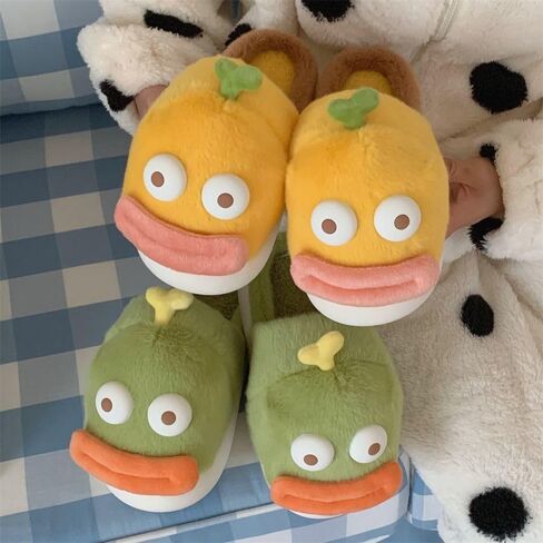 لطيف Kawaii الأسماك القبيحة أفخم غامض لينة الدافئة شبشب منزل للنساء المضادة للانزلاق المطاط وحيد الشرائح in Saudi Arabia