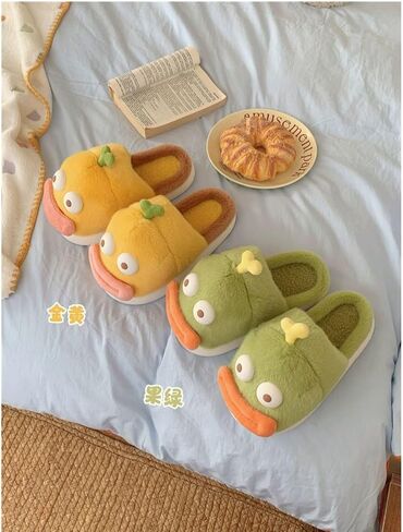لطيف Kawaii الأسماك القبيحة أفخم غامض لينة الدافئة شبشب منزل للنساء المضادة للانزلاق المطاط وحيد الشرائح in Saudi Arabia
