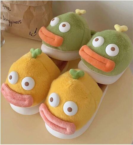 لطيف Kawaii الأسماك القبيحة أفخم غامض لينة الدافئة شبشب منزل للنساء المضادة للانزلاق المطاط وحيد الشرائح in Saudi Arabia