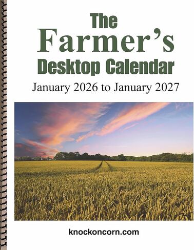 تقويم سطح المكتب ذو الطباعة الكبيرة من Farmer's Legacy - من يناير 2026 إلى يناير 2027 in Kuwait