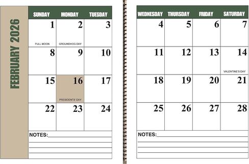 تقويم سطح المكتب ذو الطباعة الكبيرة من Farmer's Legacy - من يناير 2026 إلى يناير 2027 in Kuwait