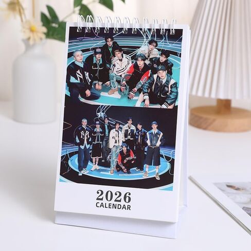 تقويم STRAY-KIDS 2025-2026، تقويم مكتبي لصور الهدايا من STRAY-KIDS للعام الجديد (أزرق) in Kuwait