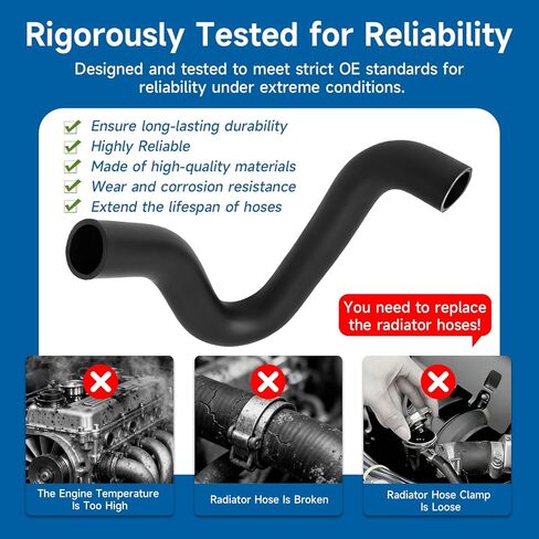 استبدال خرطوم الرادياتير العلوي KM4351 لشاحنة 1999-2003 F550 F350 F250 F450 Excursion 22433 F81Z-8260-CA in Kuwait