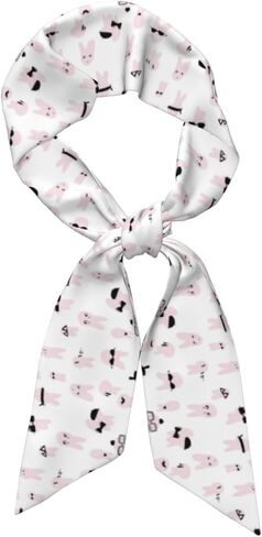 Fashion Scarves for Women, Long Skinny Scarves Silky Satin Headscarf Wrap For Handbag Accessories in Saudi Arabia